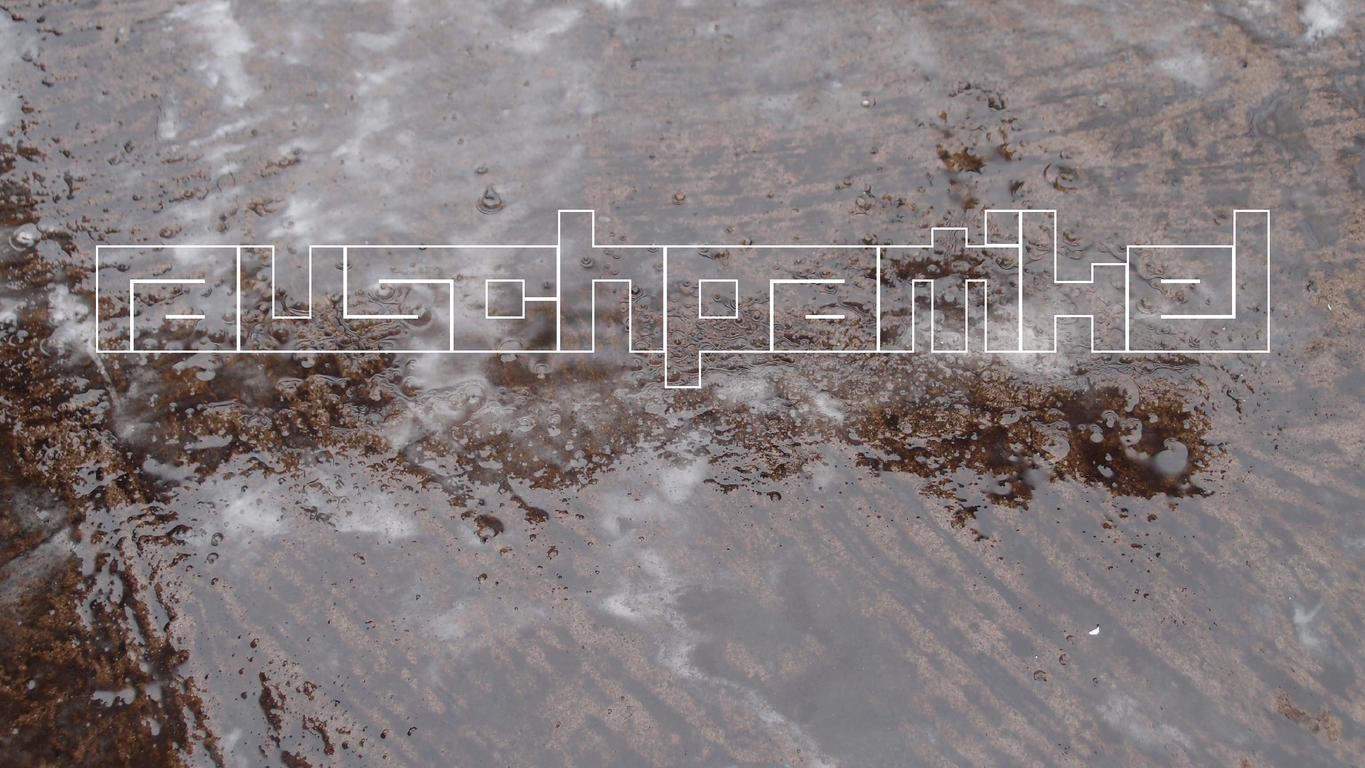 2021-12-09 & 10 Das Kleine Regen Rhythmus Orchester (Schnee auf Alufolie) (Audio, Foto, Typo Grafik)