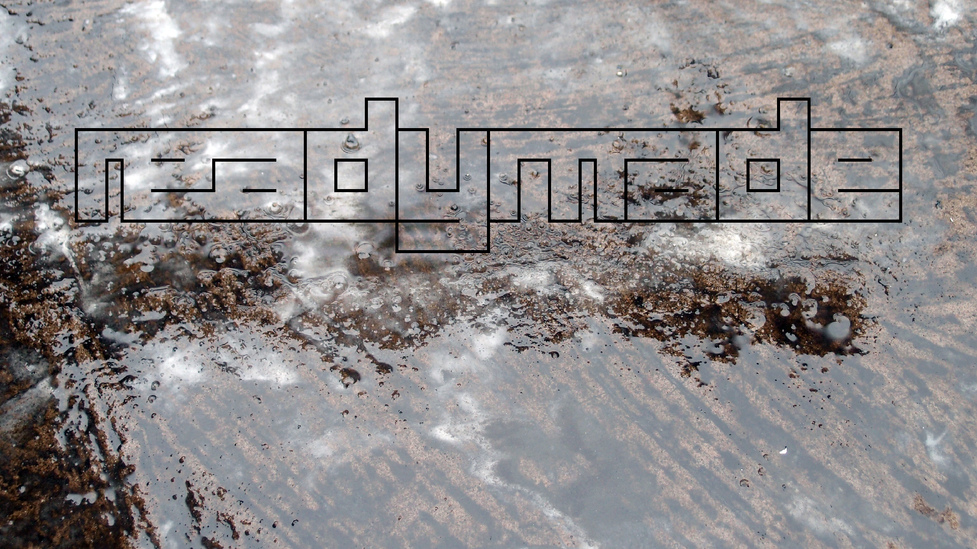 2021-12-09 & 10 Das Kleine Regen Rhythmus Orchester (Schnee auf Alufolie) (Audio, Foto, Typo Grafik)