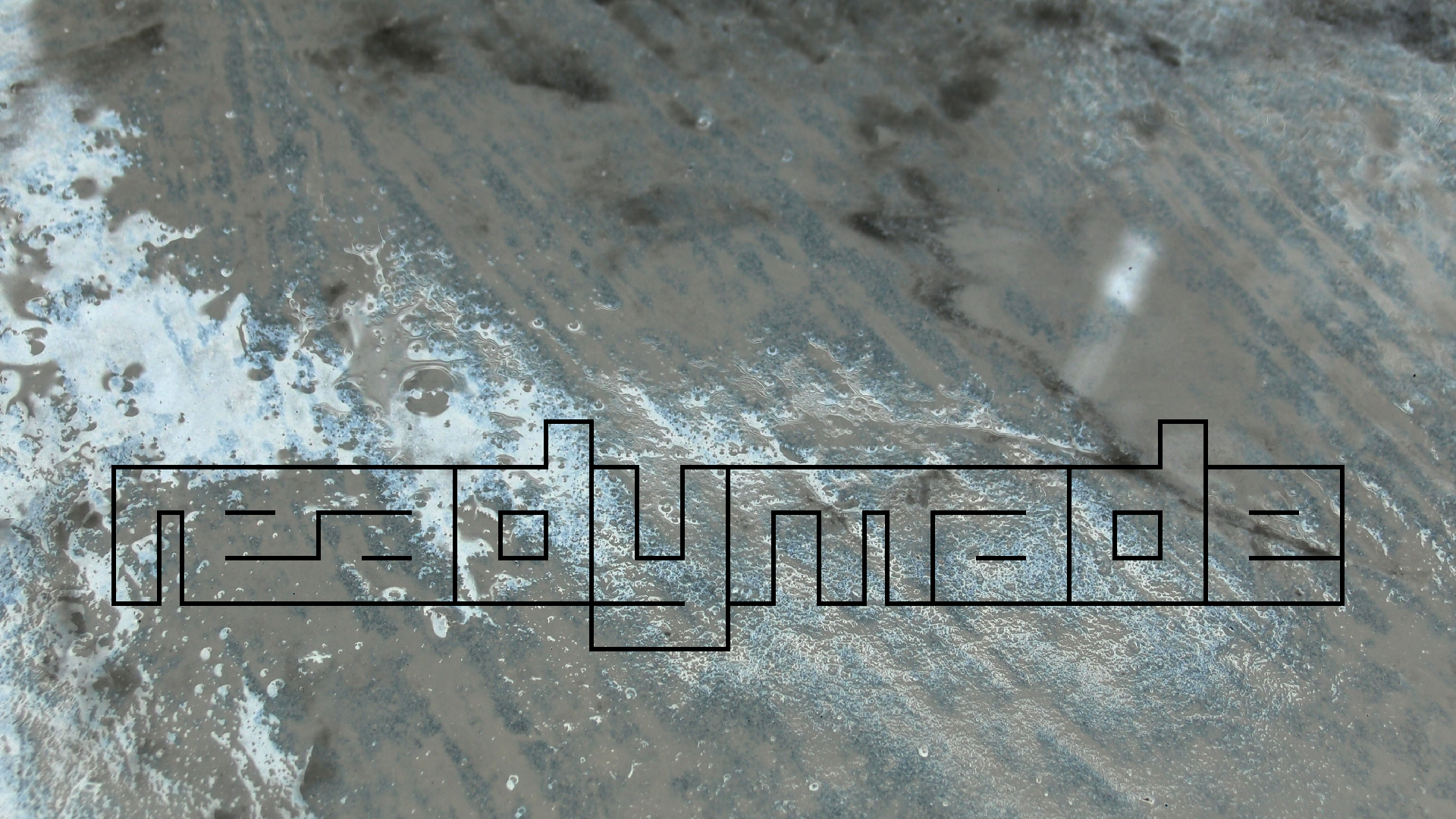 2021-12-09 & 10 Das Kleine Regen Rhythmus Orchester (Schnee auf Alufolie) (Audio, Foto, Typo Grafik)