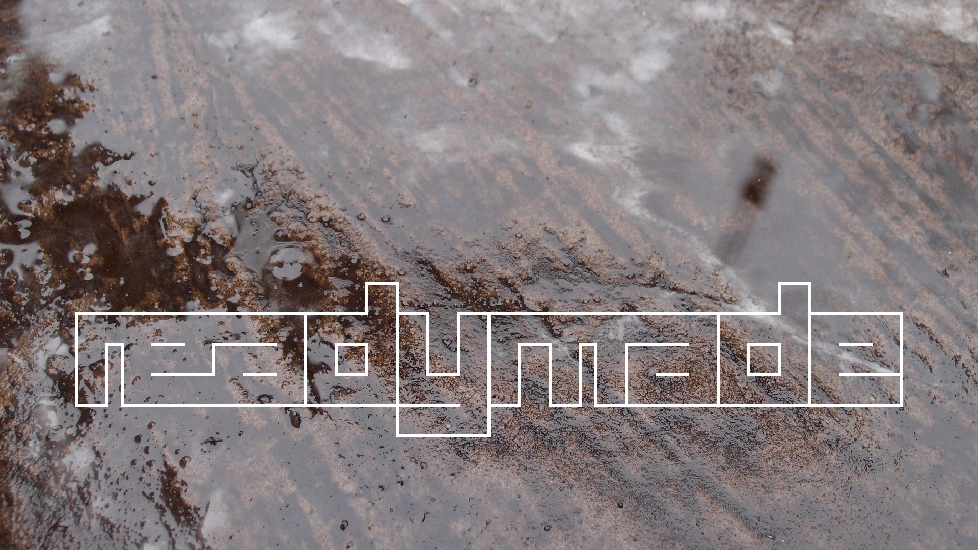 2021-12-09 & 10 Das Kleine Regen Rhythmus Orchester (Schnee auf Alufolie) (Audio, Foto, Typo Grafik)