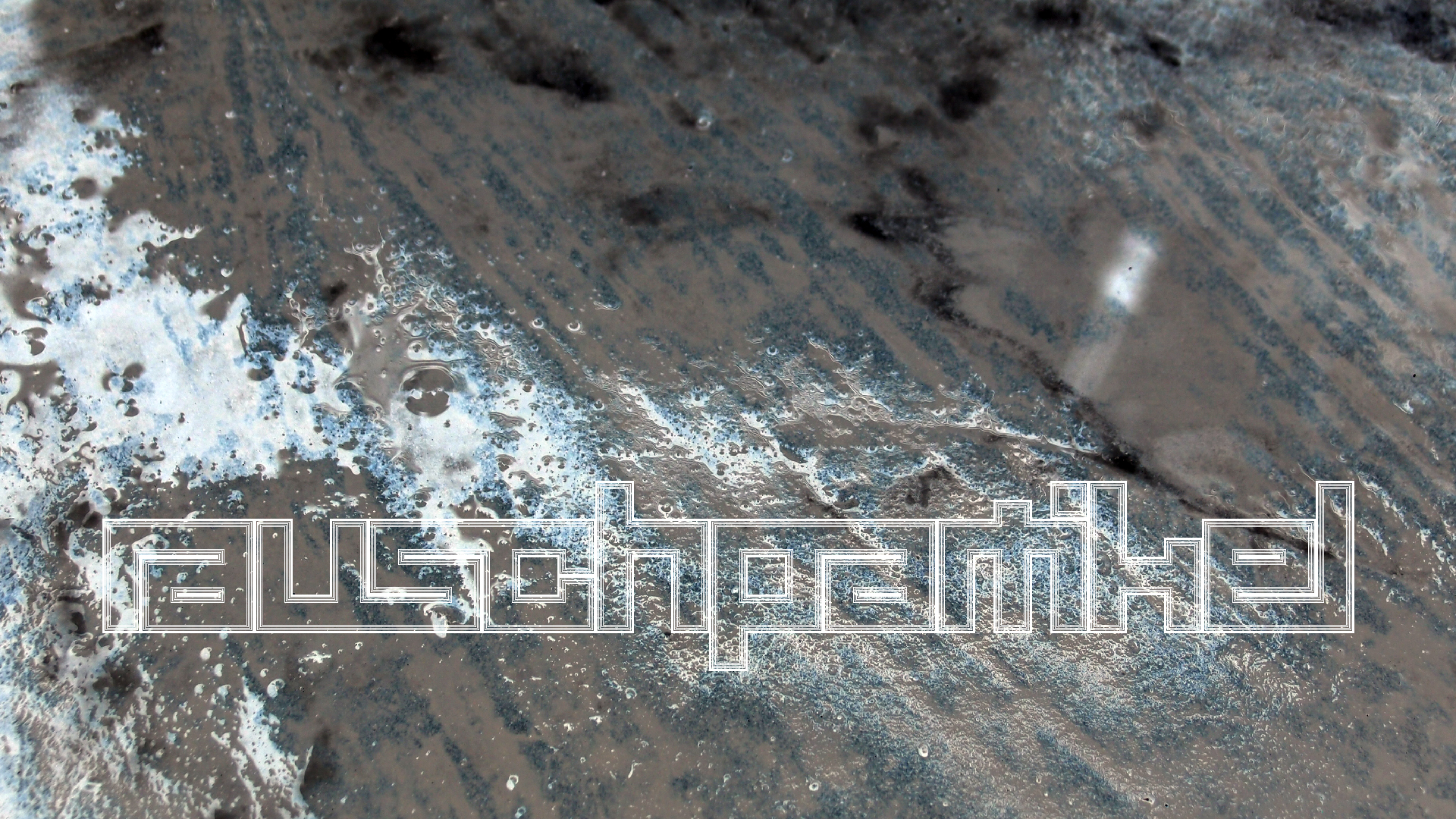 2021-12-09 & 10 Das Kleine Regen Rhythmus Orchester (Schnee auf Alufolie) (Audio, Foto, Typo Grafik)