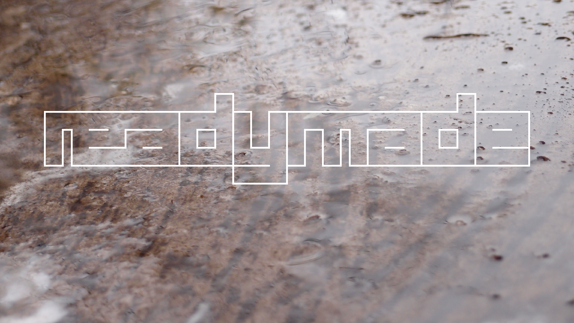 2021-12-09 & 10 Das Kleine Regen Rhythmus Orchester (Schnee auf Alufolie) (Audio, Foto, Typo Grafik)