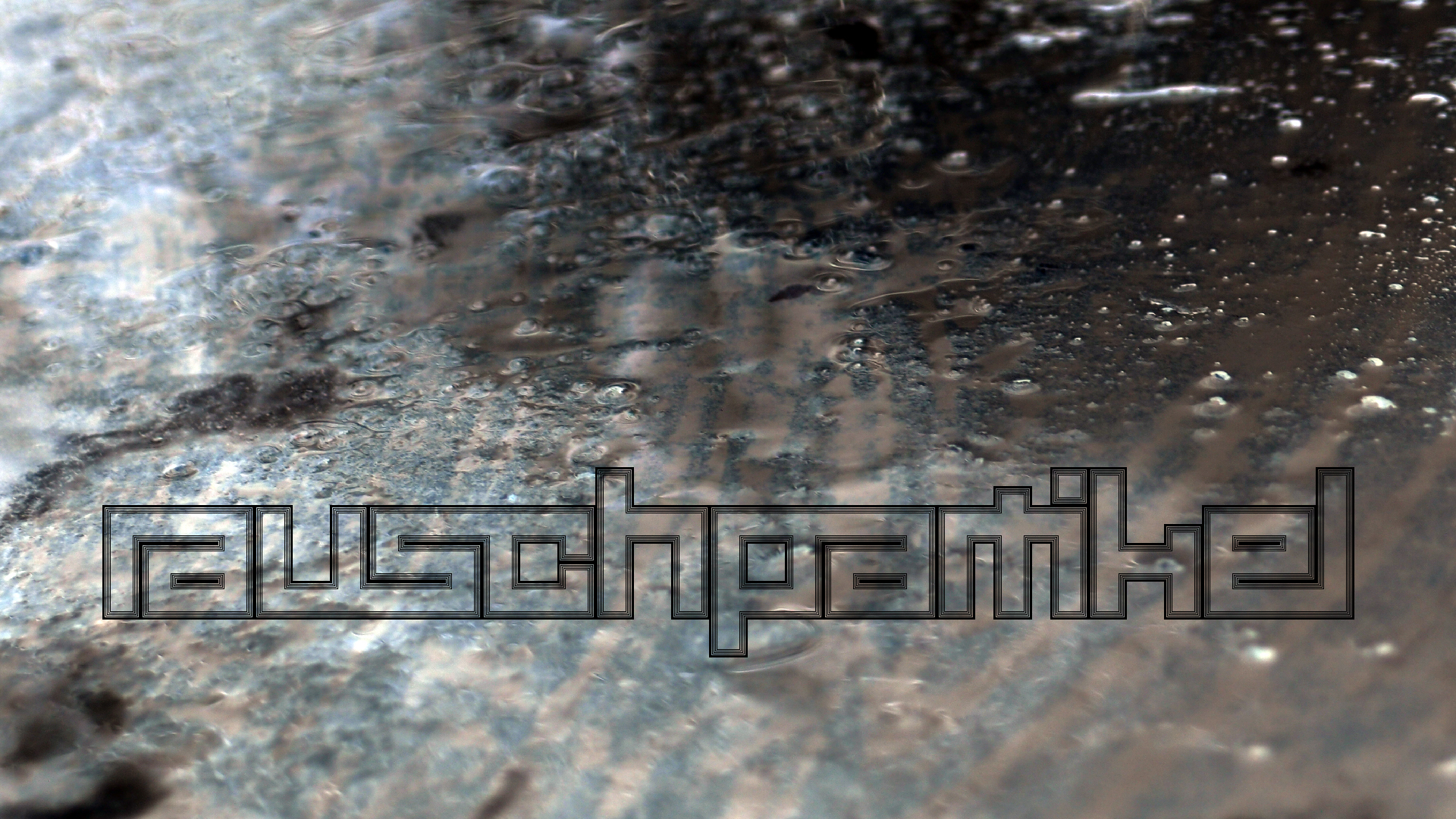 2021-12-09 & 10 Das Kleine Regen Rhythmus Orchester (Schnee auf Alufolie) (Audio, Foto, Typo Grafik)