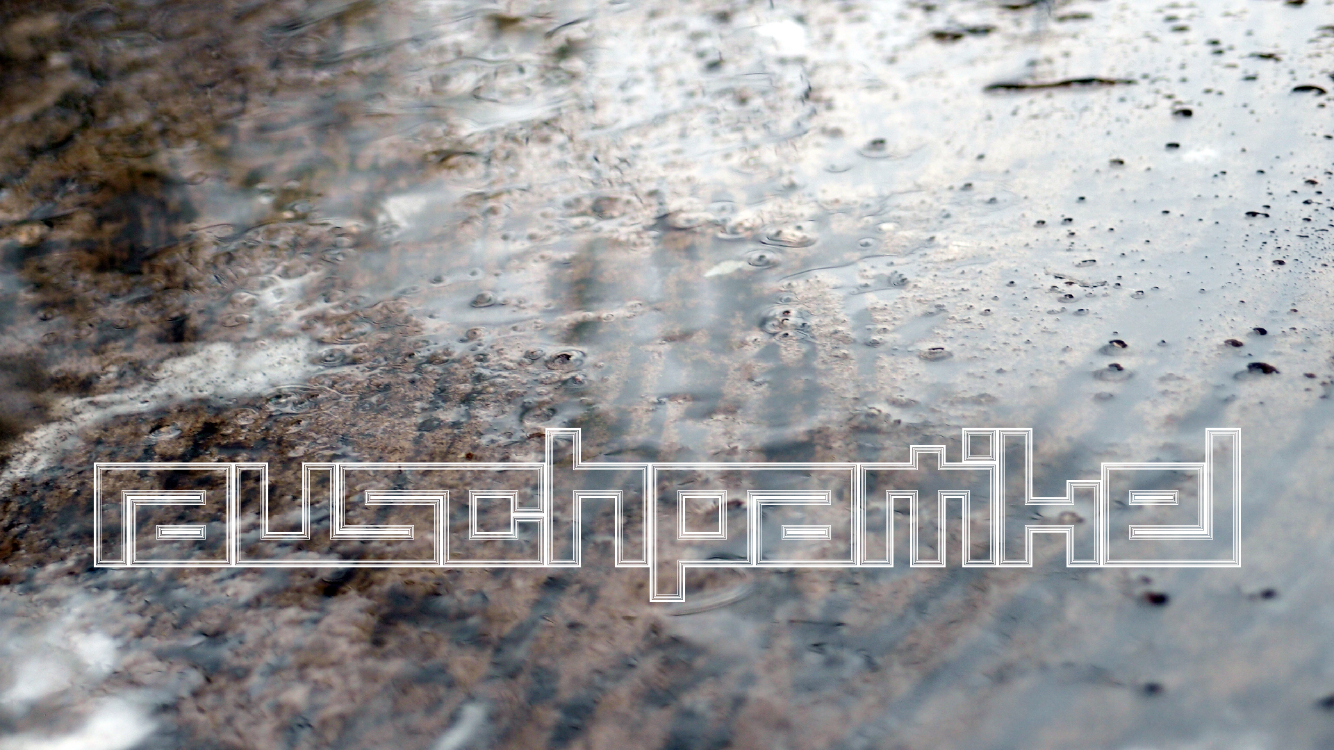 2021-12-09 & 10 Das Kleine Regen Rhythmus Orchester (Schnee auf Alufolie) (Audio, Foto, Typo Grafik)