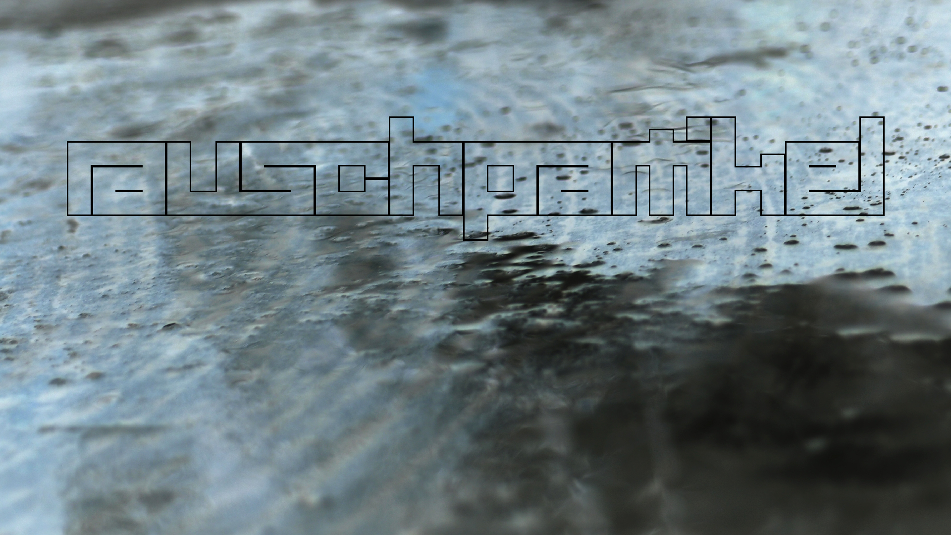 2021-12-09 & 10 Das Kleine Regen Rhythmus Orchester (Schnee auf Alufolie) (Audio, Foto, Typo Grafik)