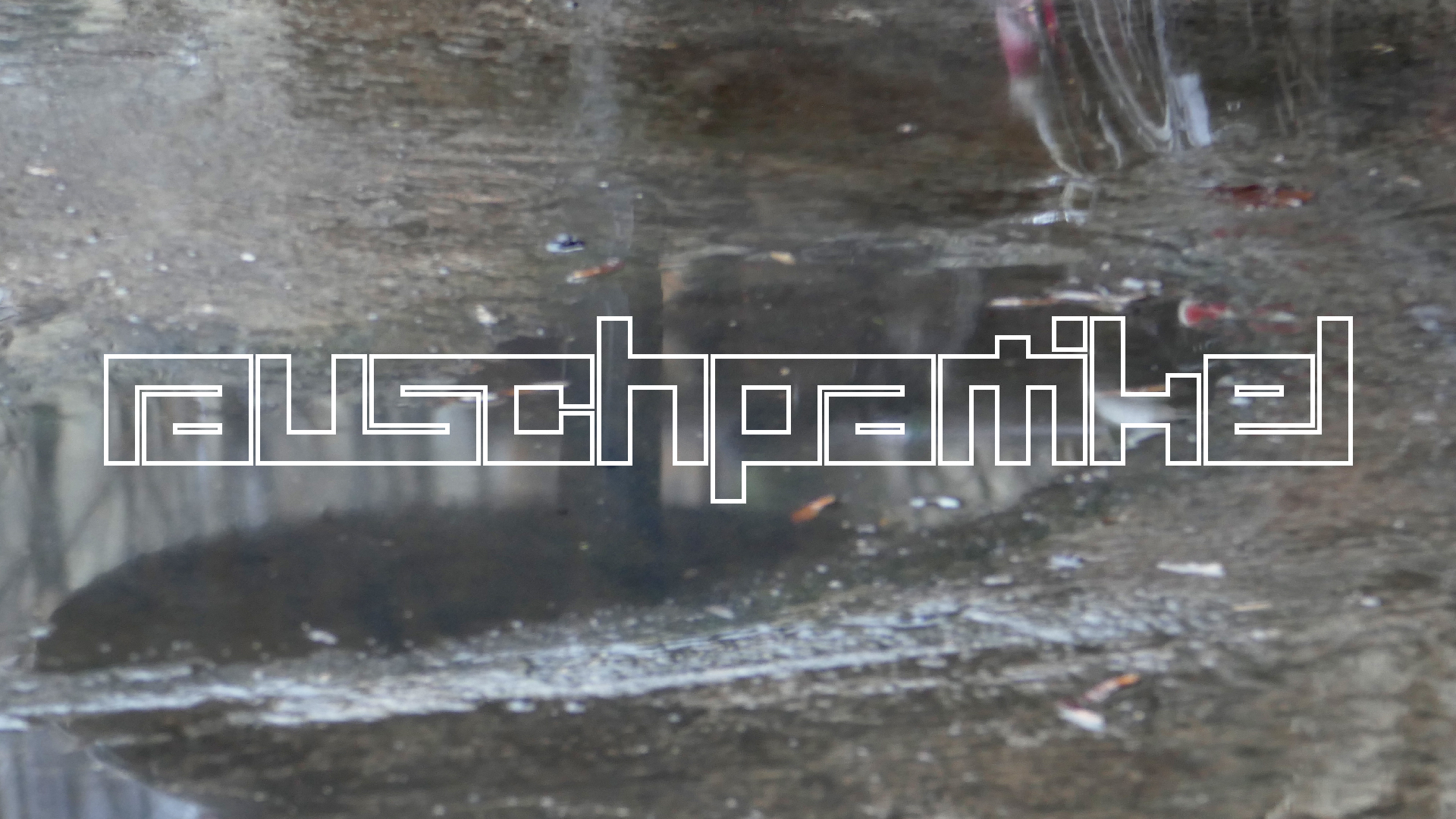 2021-12-30 Das Kleine Regen Rhythmus Orchester (Alufolie) (Audio, Video)