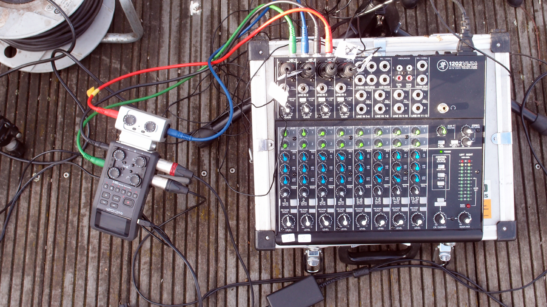 2022-01-28 Das Kleine Regen Rhythmus Orchester (Special Guest: Woodwinds III) (aufm Dach) (Audio, Video)