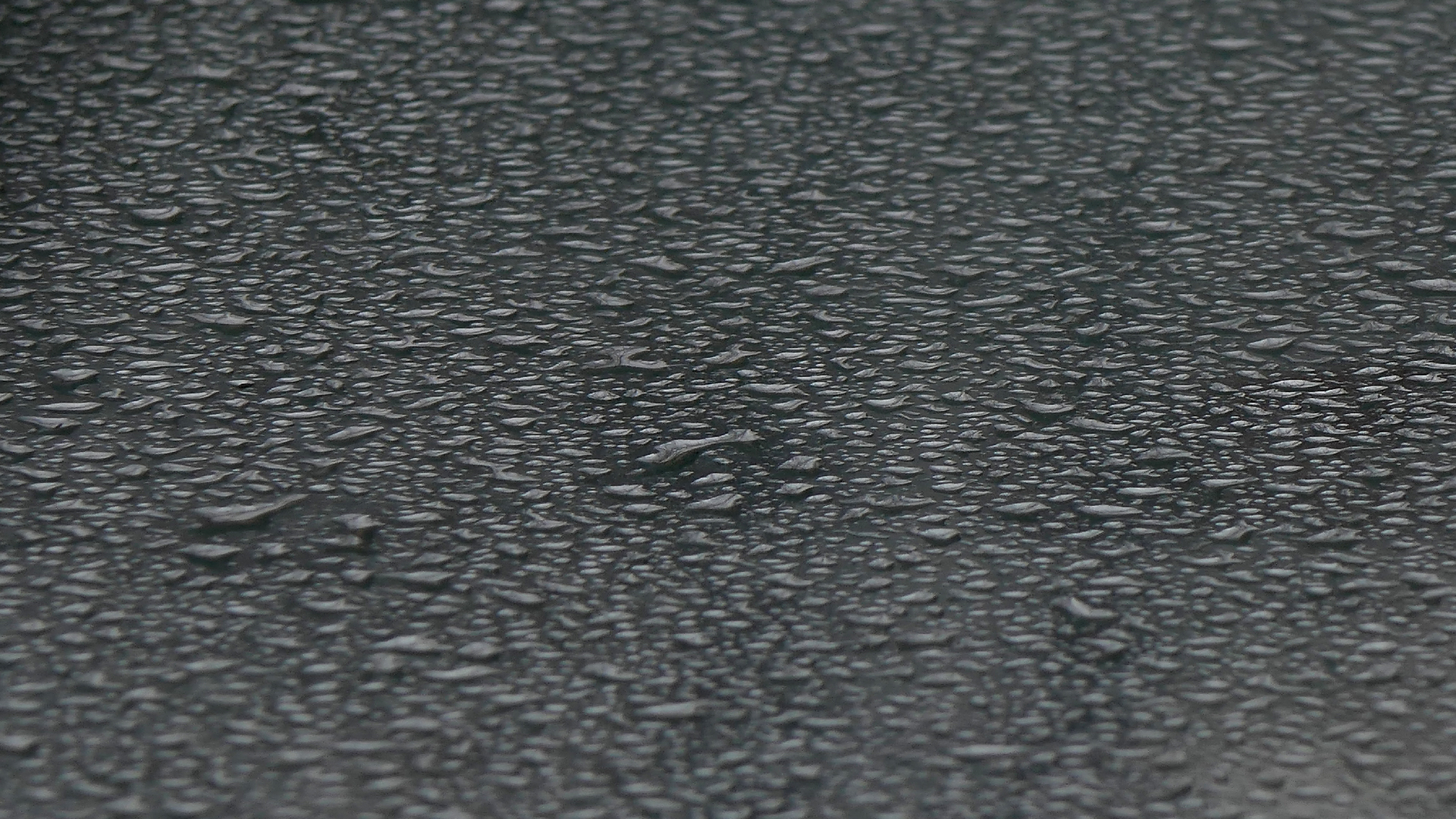 2022-02-08 Das Kleine Regen Rhythmus Orchester (Fensterglas einfach, im Bilderrahmen, II) (Audio, Video)