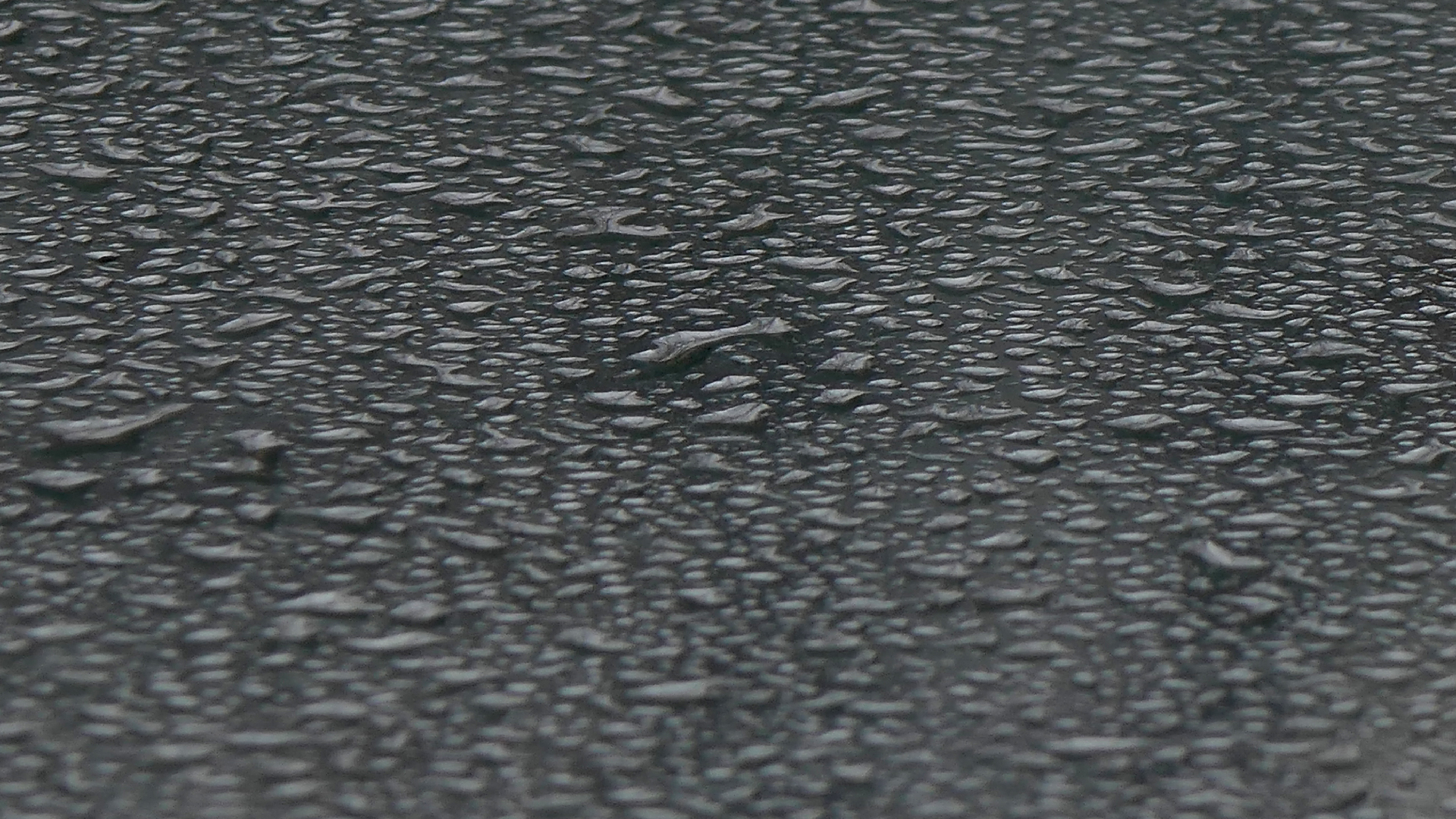 2022-02-08 Das Kleine Regen Rhythmus Orchester (Fensterglas einfach, im Bilderrahmen, II) (Audio, Video)