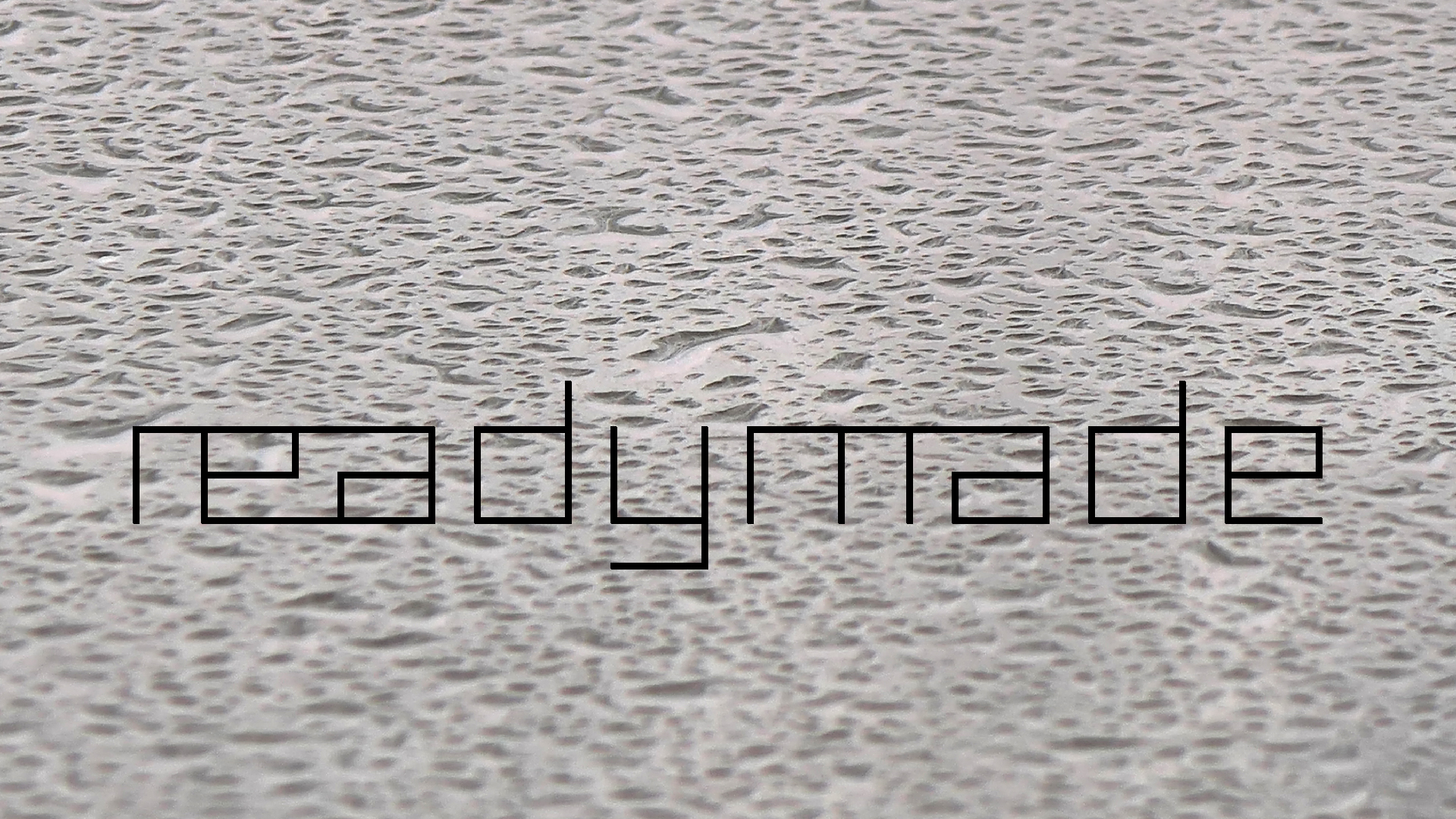 2022-02-08 Das Kleine Regen Rhythmus Orchester (Fensterglas einfach, im Bilderrahmen, II) (Audio, Video)