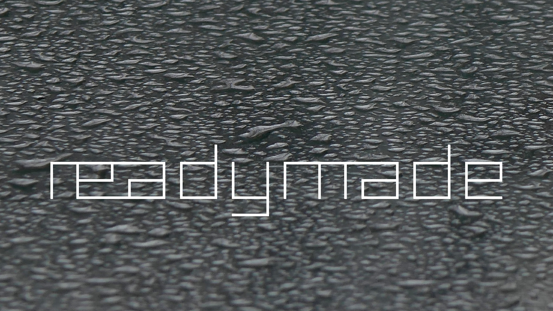 2022-02-08 Das Kleine Regen Rhythmus Orchester (Fensterglas einfach, im Bilderrahmen, II) (Audio, Video)