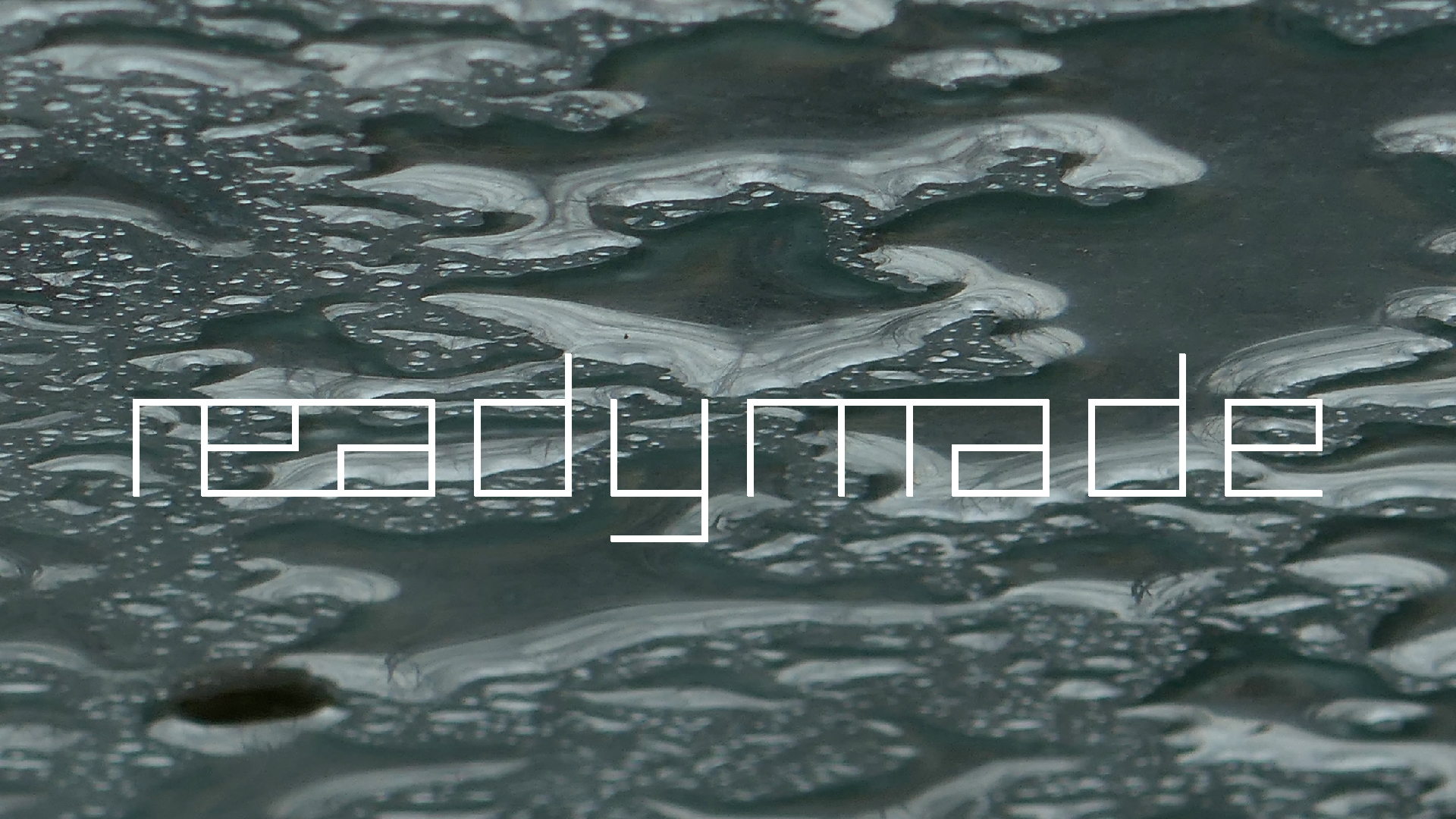 2022-02-08 Das Kleine Regen Rhythmus Orchester (Fensterglas einfach, im Bilderrahmen, II) (Audio, Video)