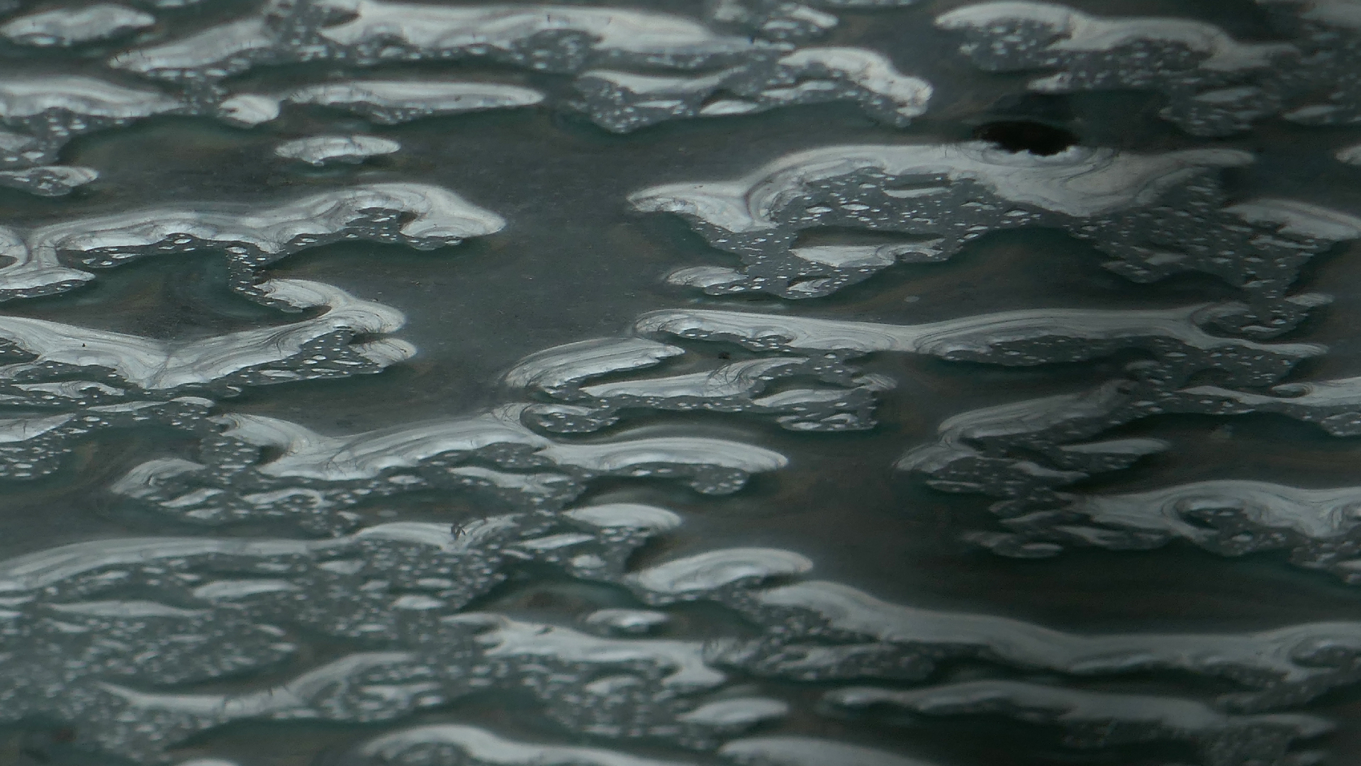 2022-02-08 Das Kleine Regen Rhythmus Orchester (Fensterglas einfach, im Bilderrahmen, II) (Audio, Video)