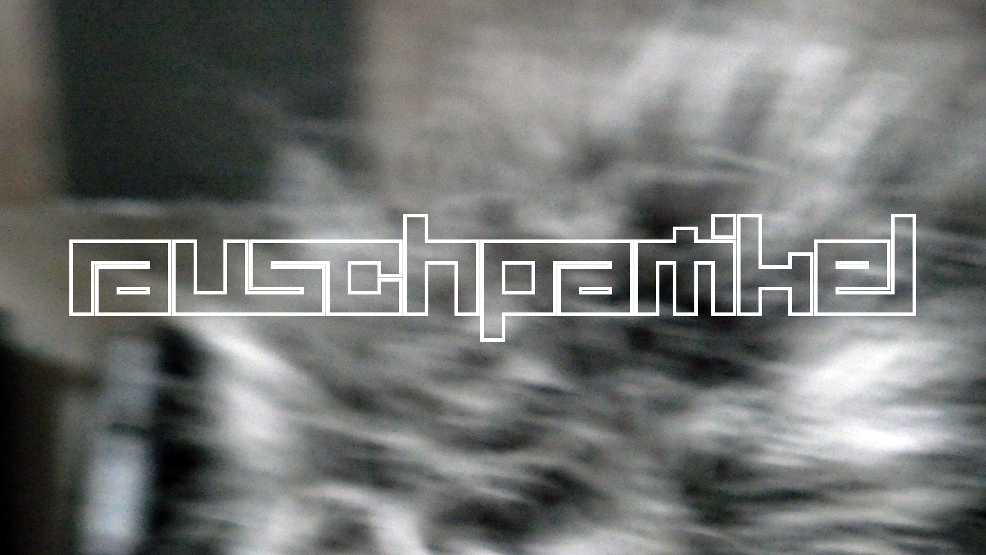 2022-02-08 Das Kleine Regen Rhythmus Orchester (Fensterglas einfach, im Bilderrahmen, II) (Audio, Video)