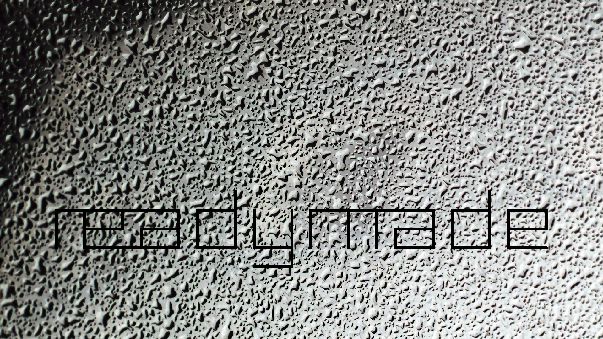 2022-02-08 Das Kleine Regen Rhythmus Orchester (Fensterglas einfach, im Bilderrahmen, II) (Audio, Video)