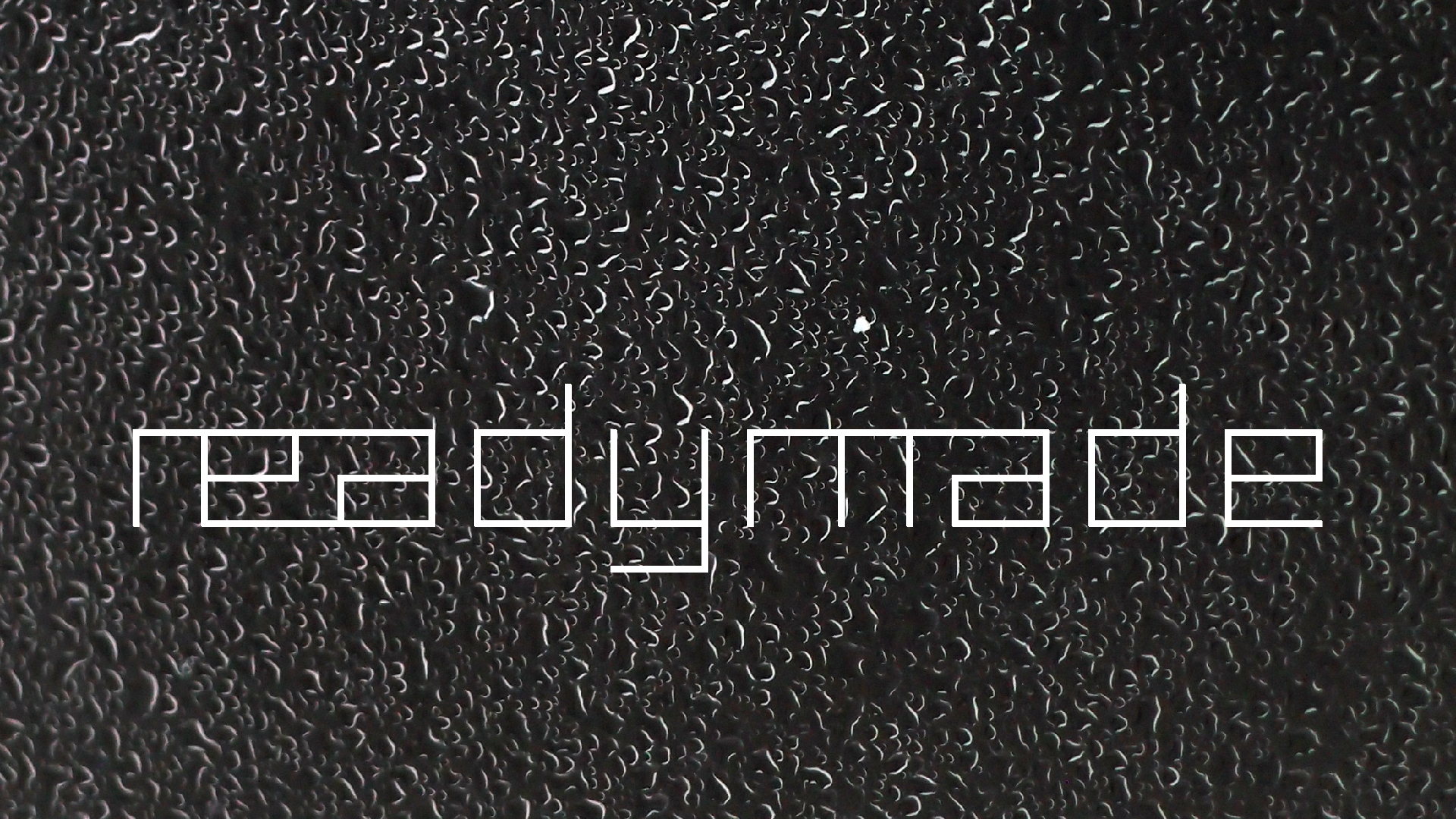 2022-02-08 Das Kleine Regen Rhythmus Orchester (Fensterglas einfach, im Bilderrahmen, II) (Audio, Video)