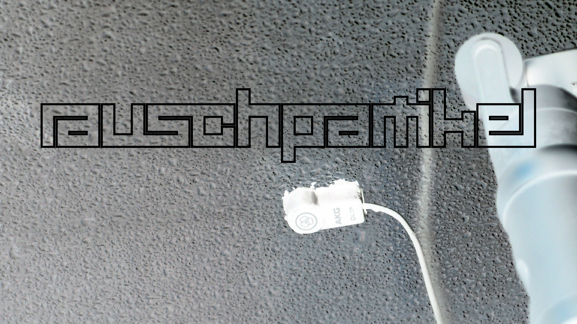 2022-02-08 Das Kleine Regen Rhythmus Orchester (Fensterglas einfach, im Bilderrahmen, II) (Audio, Video)