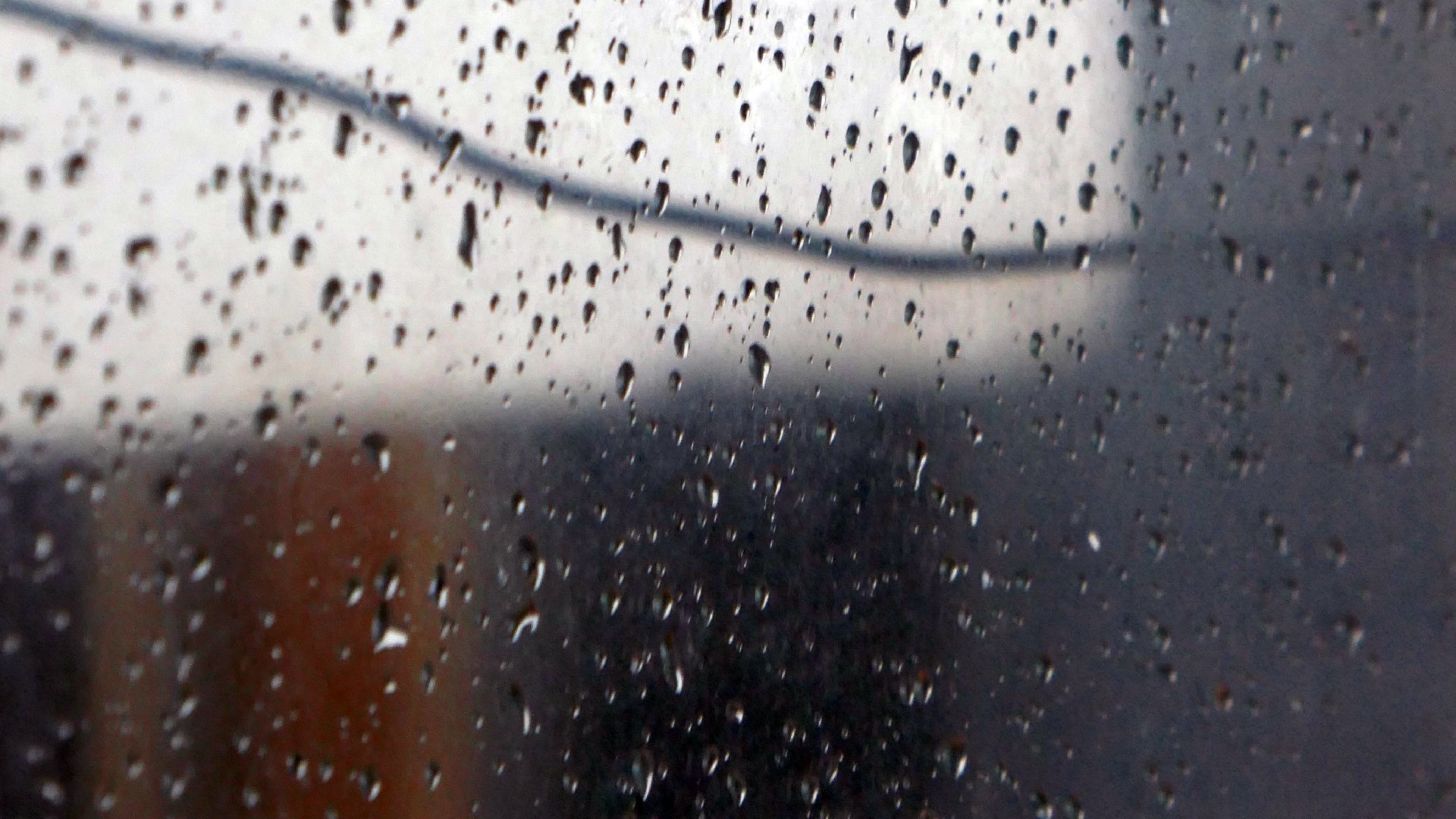 2022-02-16 Das Kleine Regen Rhythmus Orchester (Fensterglas einfach, im Bilderrahmen, III) (Audio, Video)