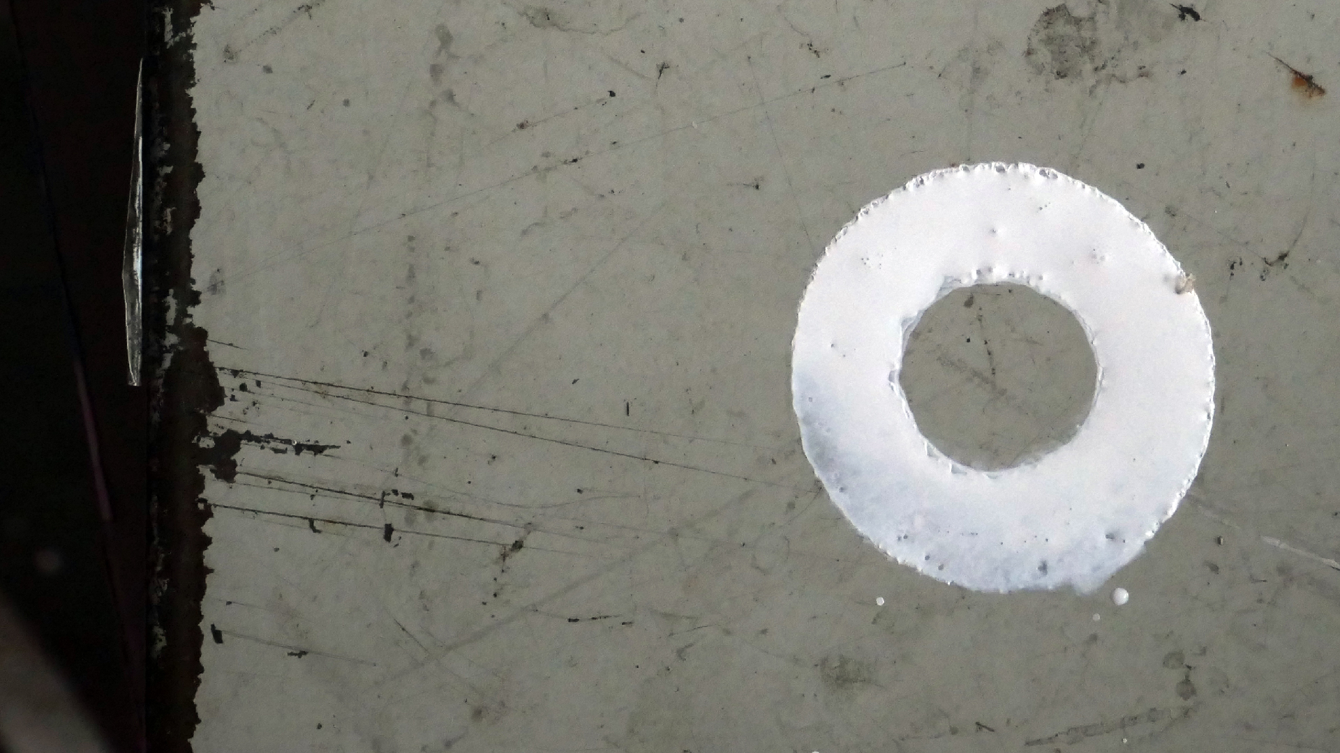 2022-02-16 Das Kleine Regen Rhythmus Orchester (Fensterglas einfach, im Bilderrahmen, III) (Audio, Video)