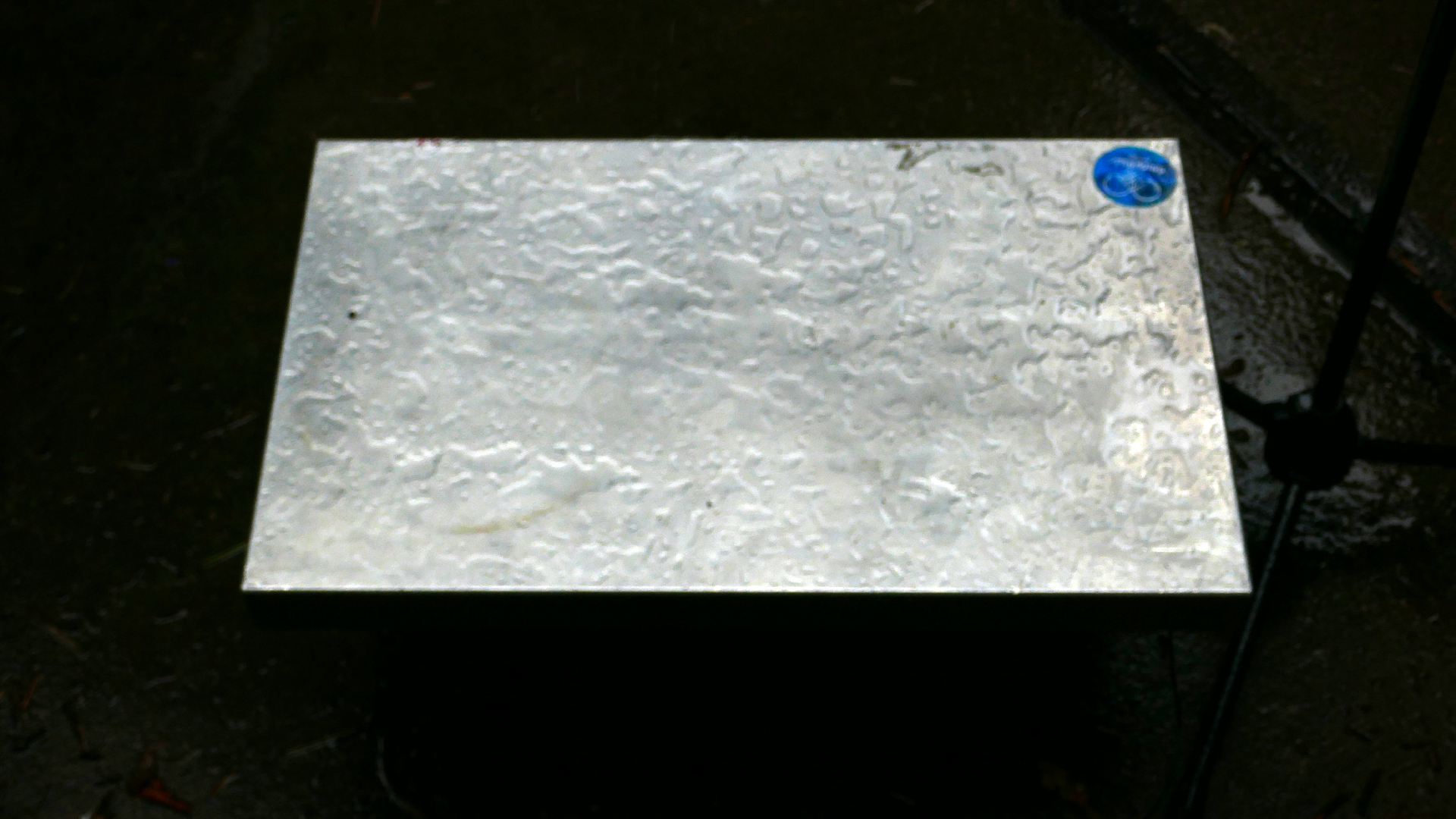 2022-08-27 Das Kleine Regen Rhythmus Orchester (Alublech, Federhall Errorcut) (Audio, Foto)