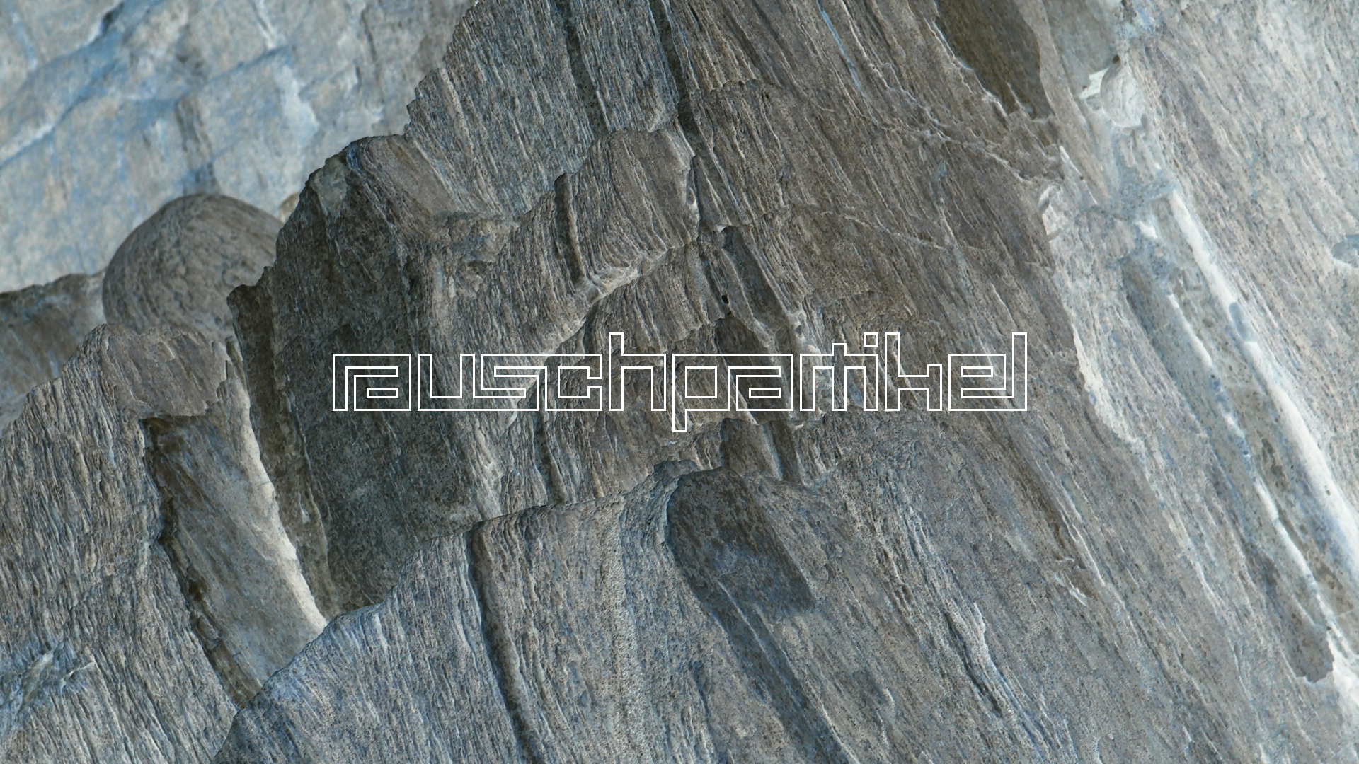 2021-04-19 Ame Zek - rauschpartikel (Vocoder Remixe) (Mixe, Typo Grafik)