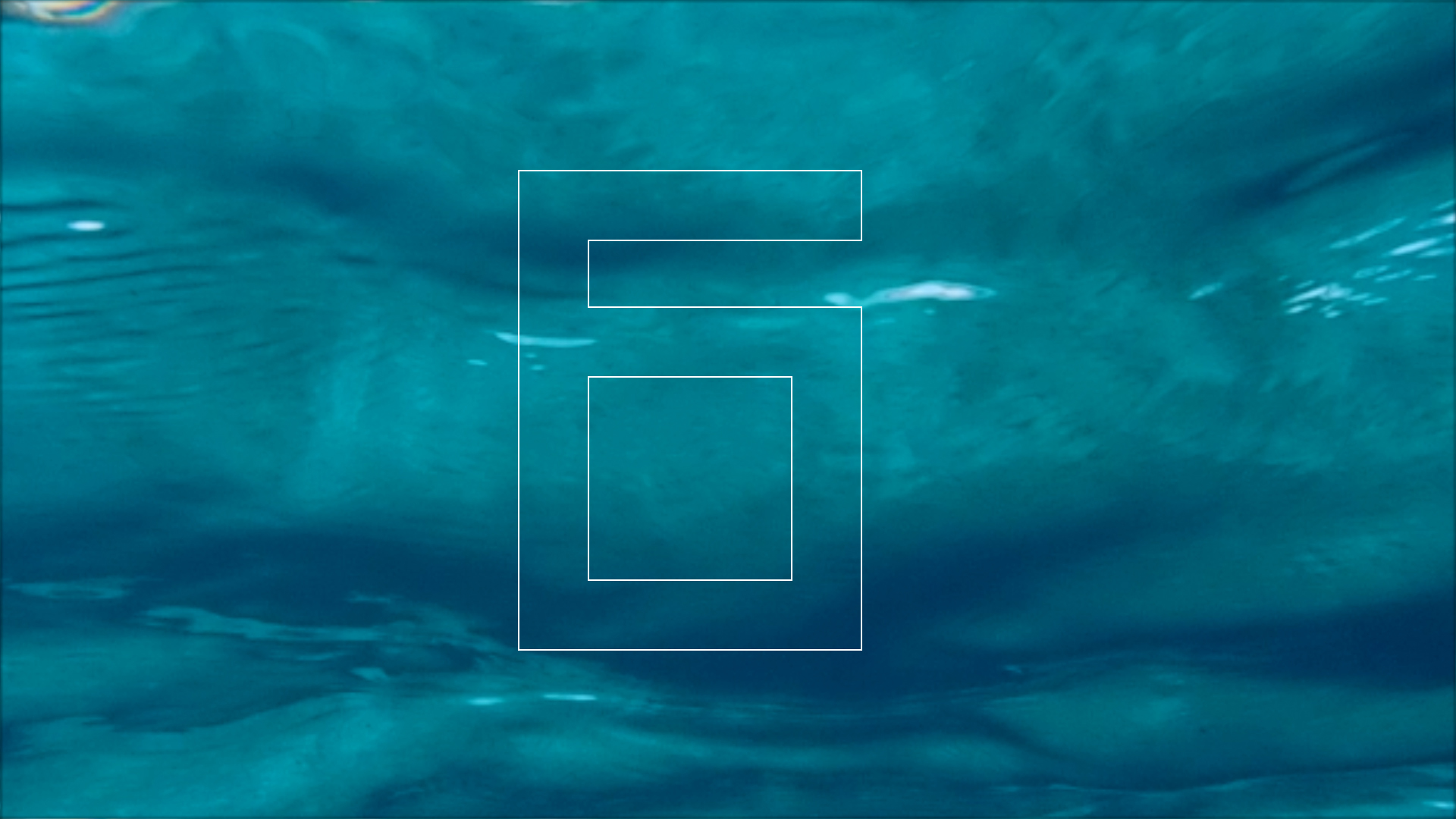 2022-04-14 Am Strand und im Wasser (Quallenvideo, Stills & Numbers) (Typo Grafik, Video)