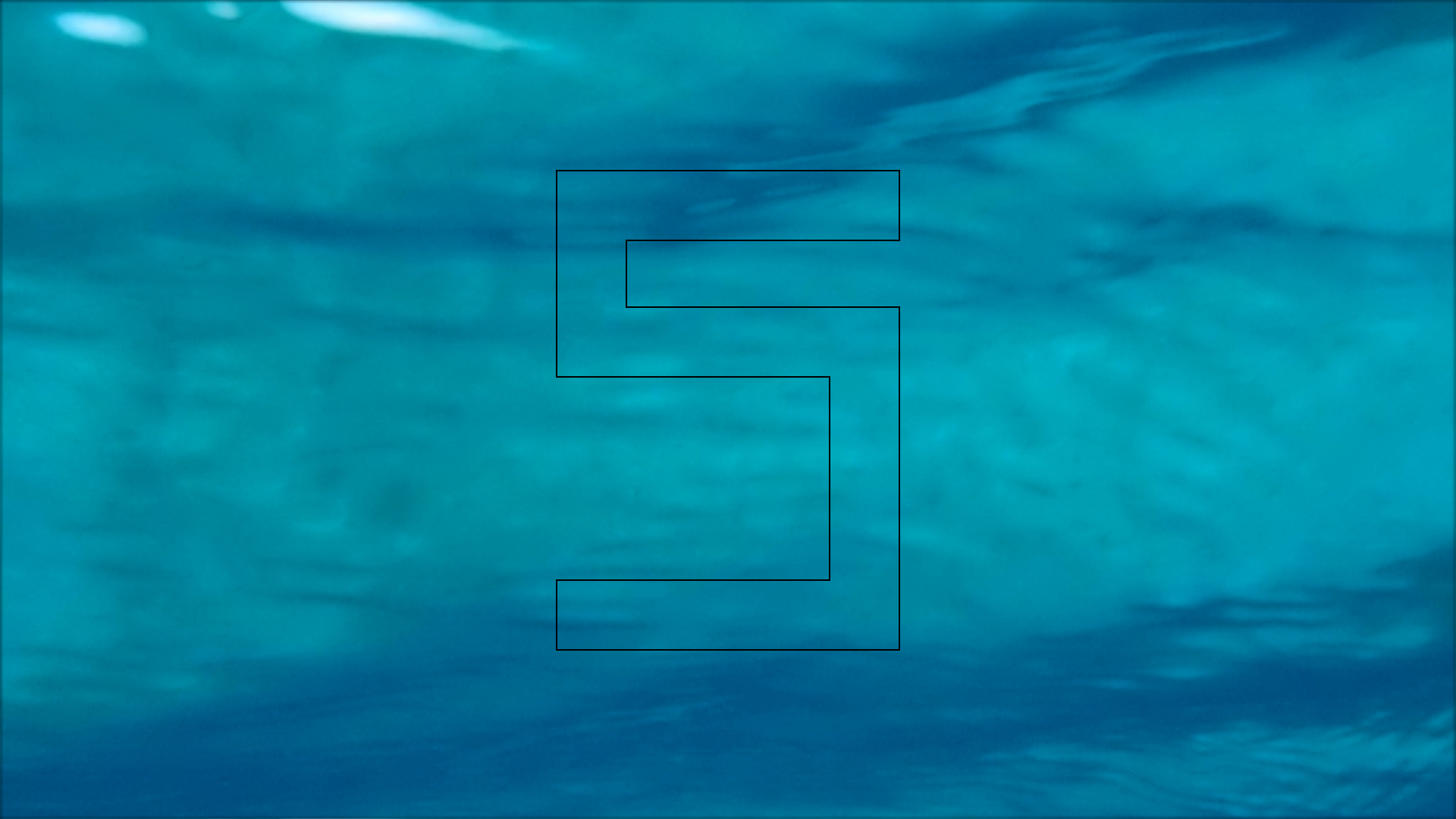 2022-04-14 Am Strand und im Wasser (Quallenvideo, Stills & Numbers) (Typo Grafik, Video)