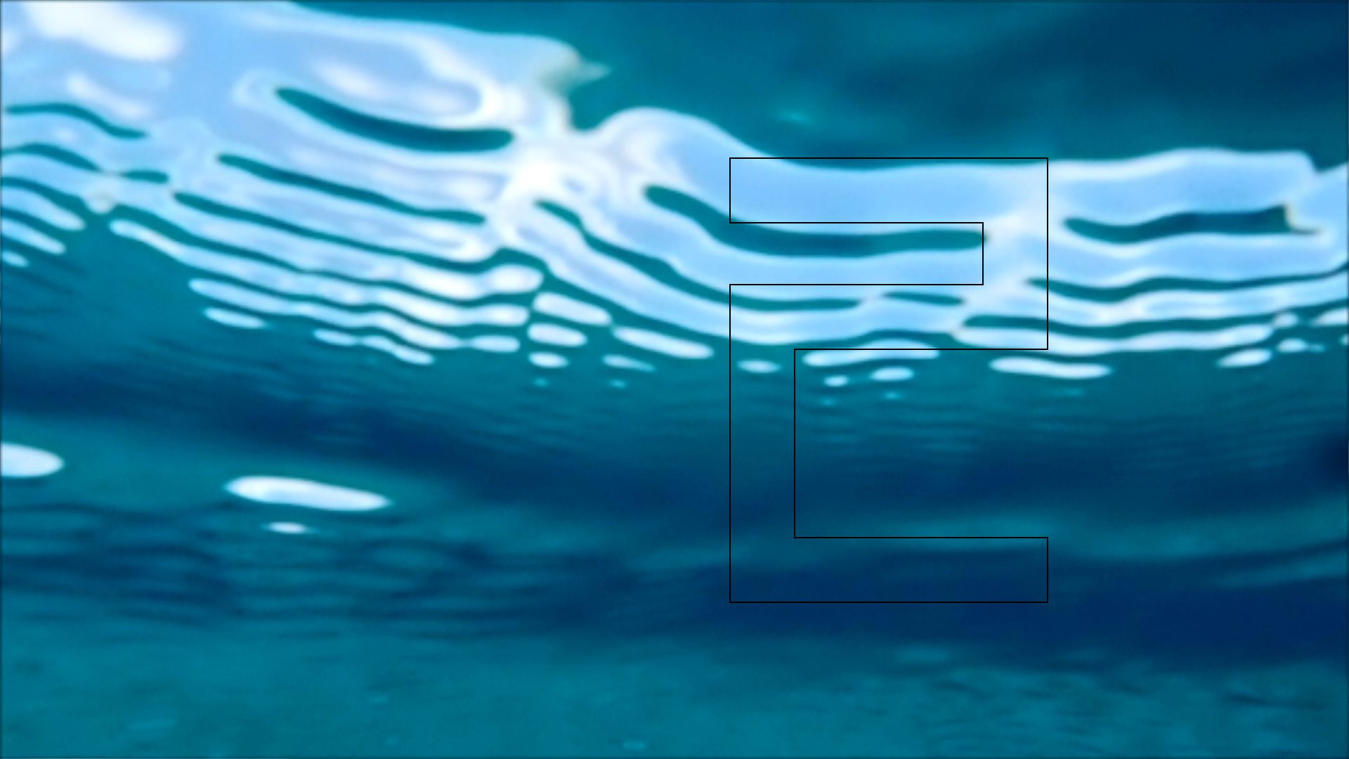 2022-04-14 Am Strand und im Wasser (Quallenvideo, Stills & Numbers) (Typo Grafik, Video)