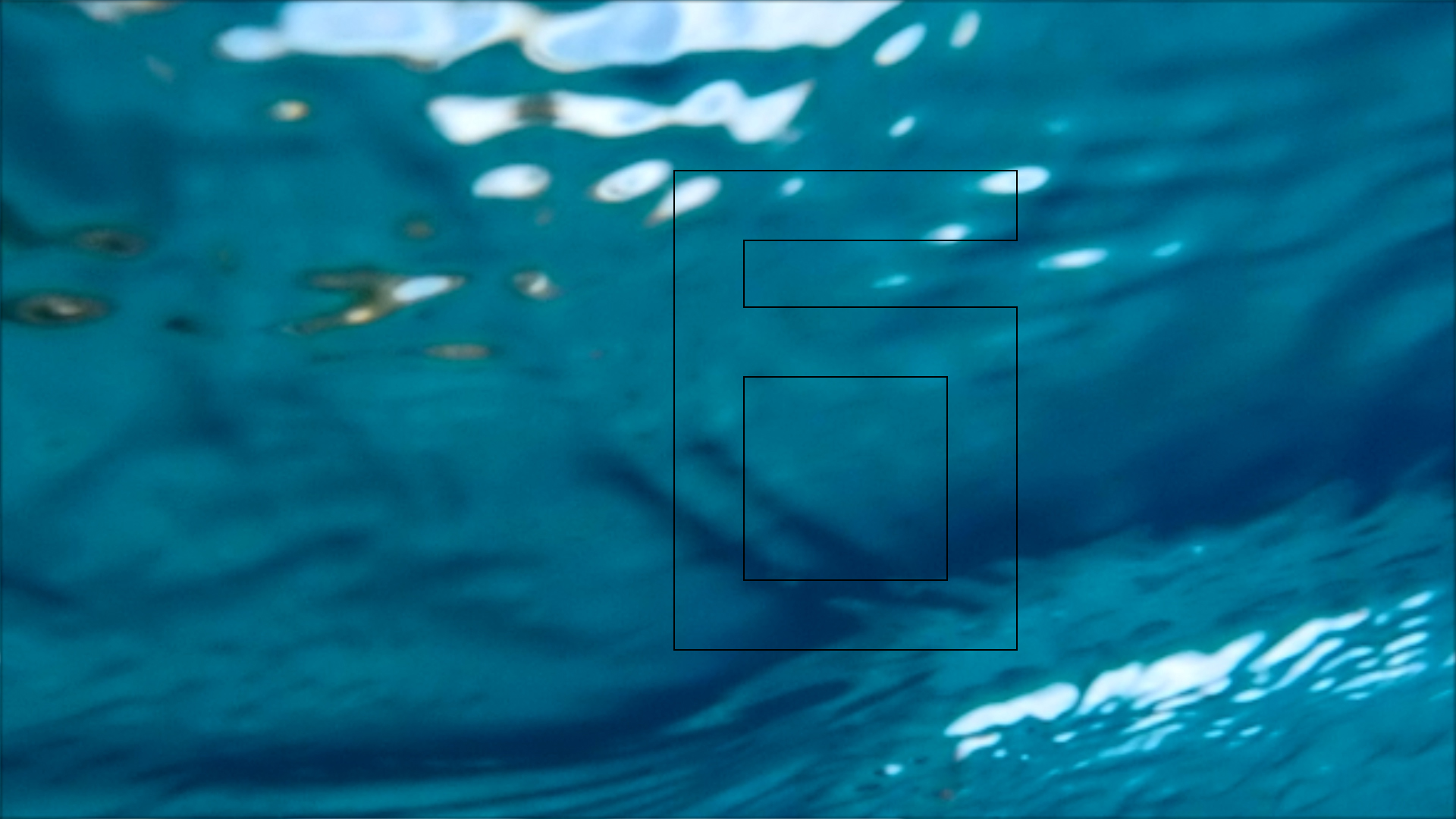 2022-04-14 Am Strand und im Wasser (Quallenvideo, Stills & Numbers) (Typo Grafik, Video)