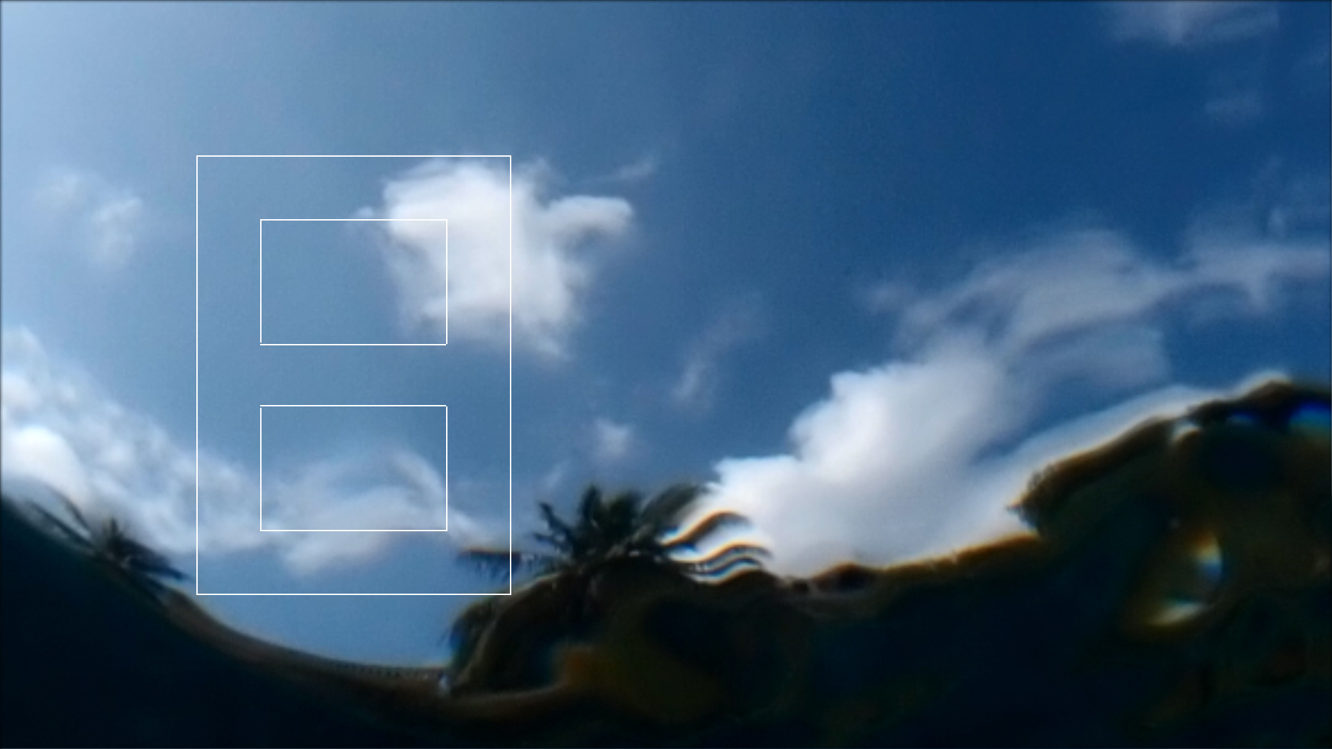 2022-04-14 Am Strand und im Wasser (Quallenvideo, Stills & Numbers) (Typo Grafik, Video)