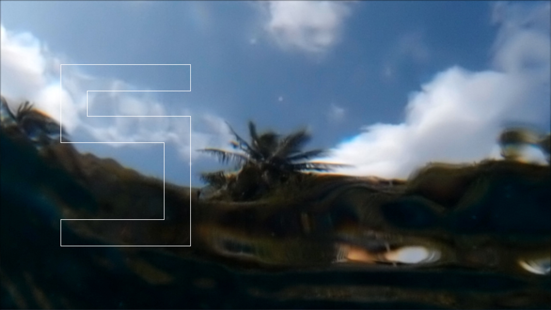 2022-04-14 Am Strand und im Wasser (Quallenvideo, Stills & Numbers) (Typo Grafik, Video)