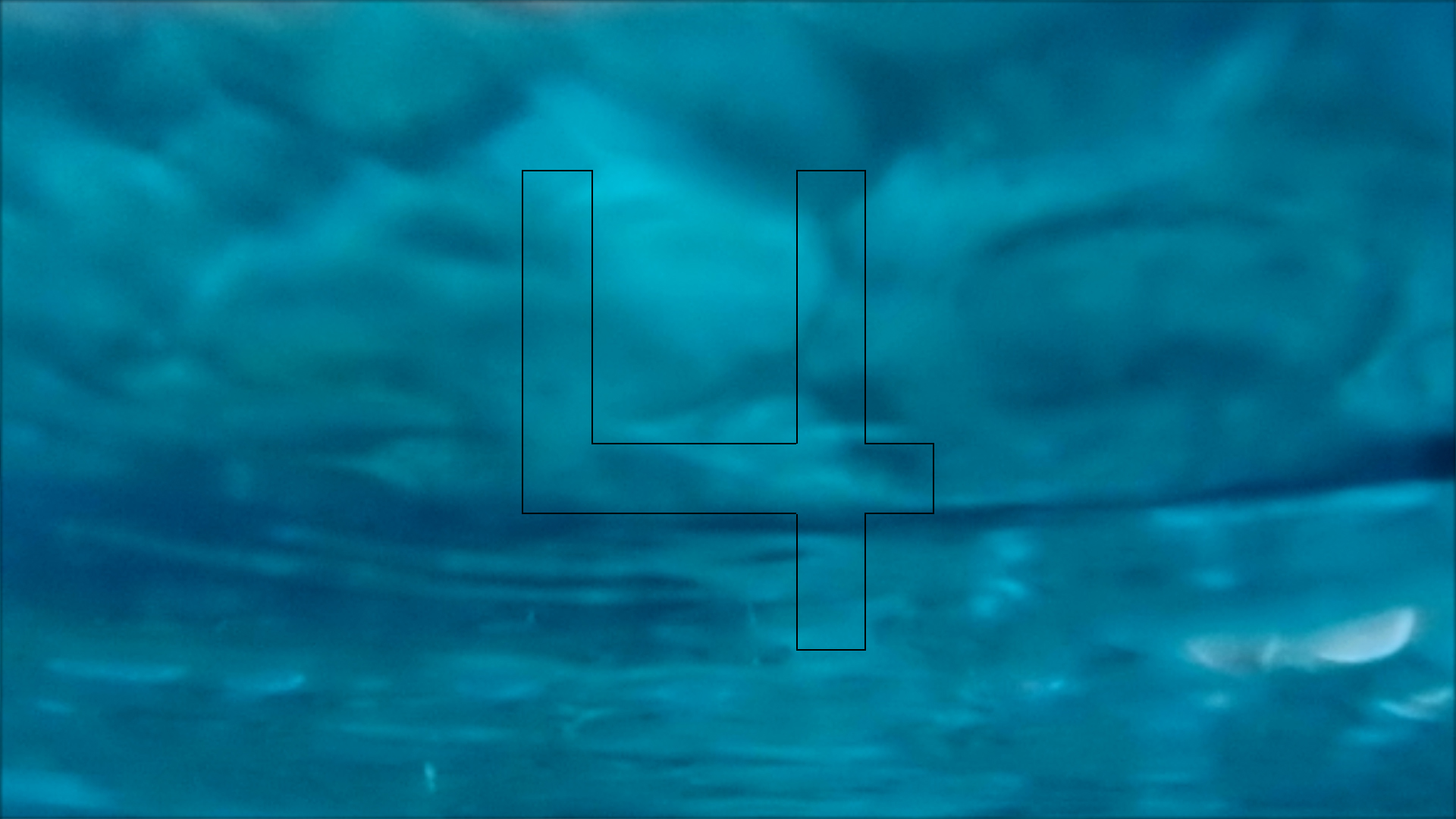 2022-04-14 Am Strand und im Wasser (Quallenvideo, Stills & Numbers) (Typo Grafik, Video)