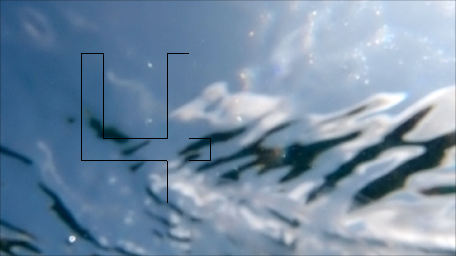 2022-04-14 Am Strand und im Wasser (Quallenvideo, Stills & Numbers) (Typo Grafik, Video)