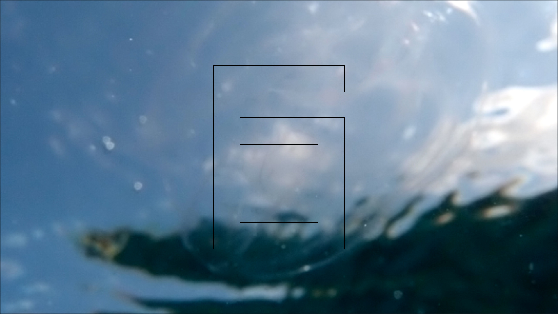 2022-04-14 Am Strand und im Wasser (Quallenvideo, Stills & Numbers) (Typo Grafik, Video)