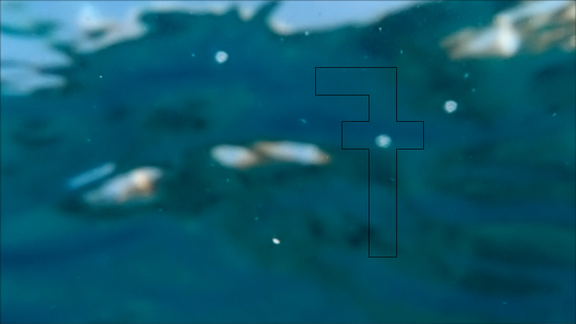 2022-04-14 Am Strand und im Wasser (Quallenvideo, Stills & Numbers) (Typo Grafik, Video)