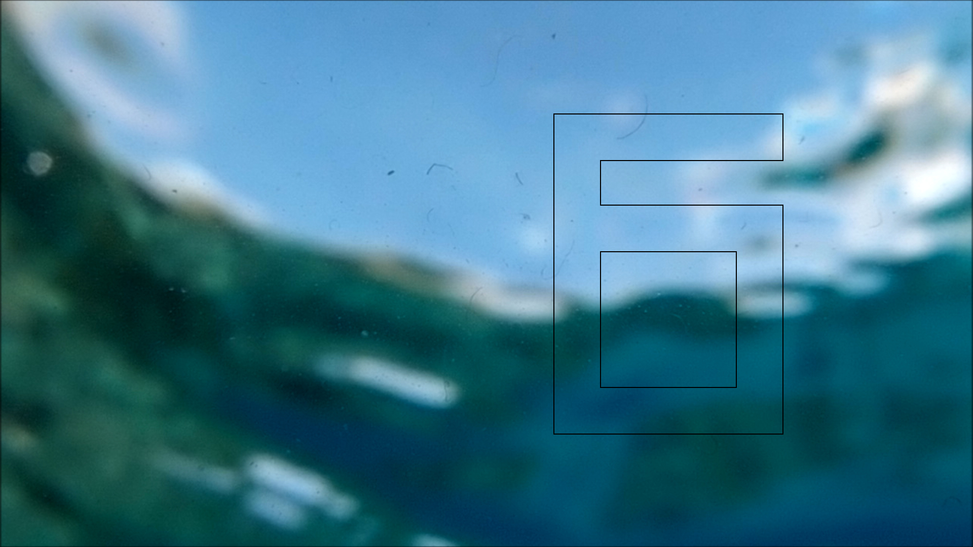 2022-04-14 Am Strand und im Wasser (Quallenvideo, Stills & Numbers) (Typo Grafik, Video)