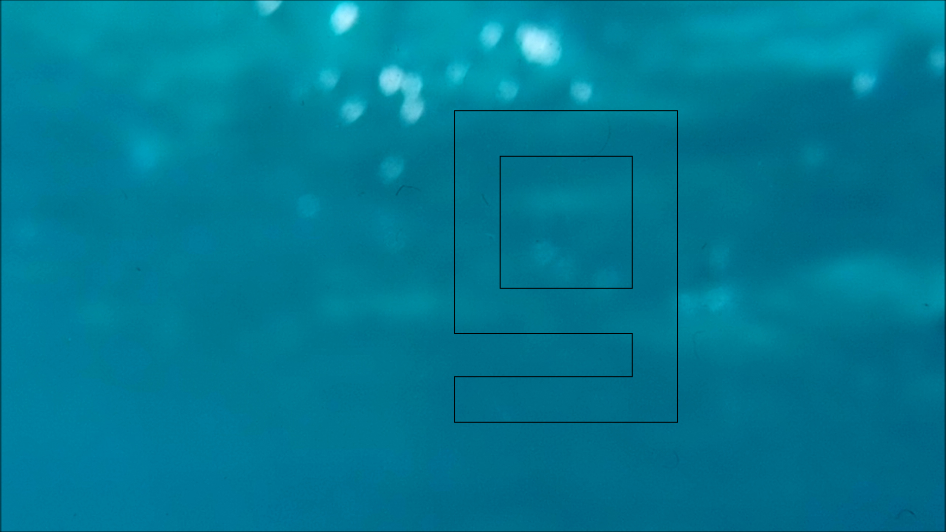 2022-04-14 Am Strand und im Wasser (Quallenvideo, Stills & Numbers) (Typo Grafik, Video)