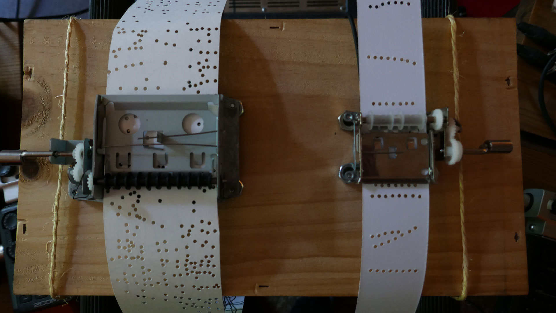 2025-06-17 Spieluhren-Quartett mit Tonband, Vocoder und Fieldrecording (Soundcheck Fete de la Musique)